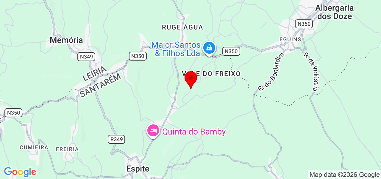 Francisco Costa Remodelações - Santarém - Ourém - Karte