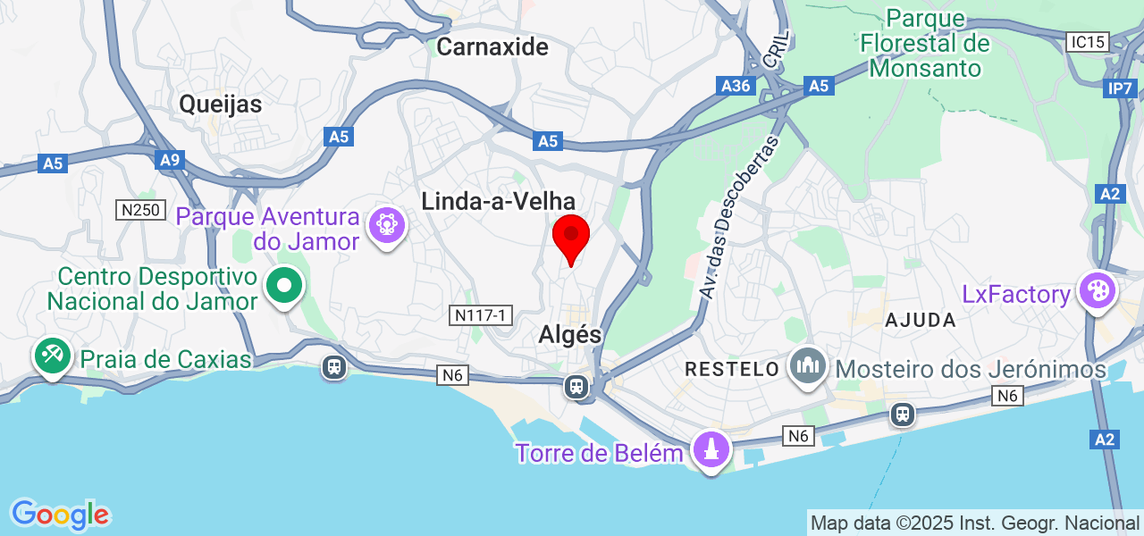 LM Piscinas - Lisboa - Oeiras - Mapa
