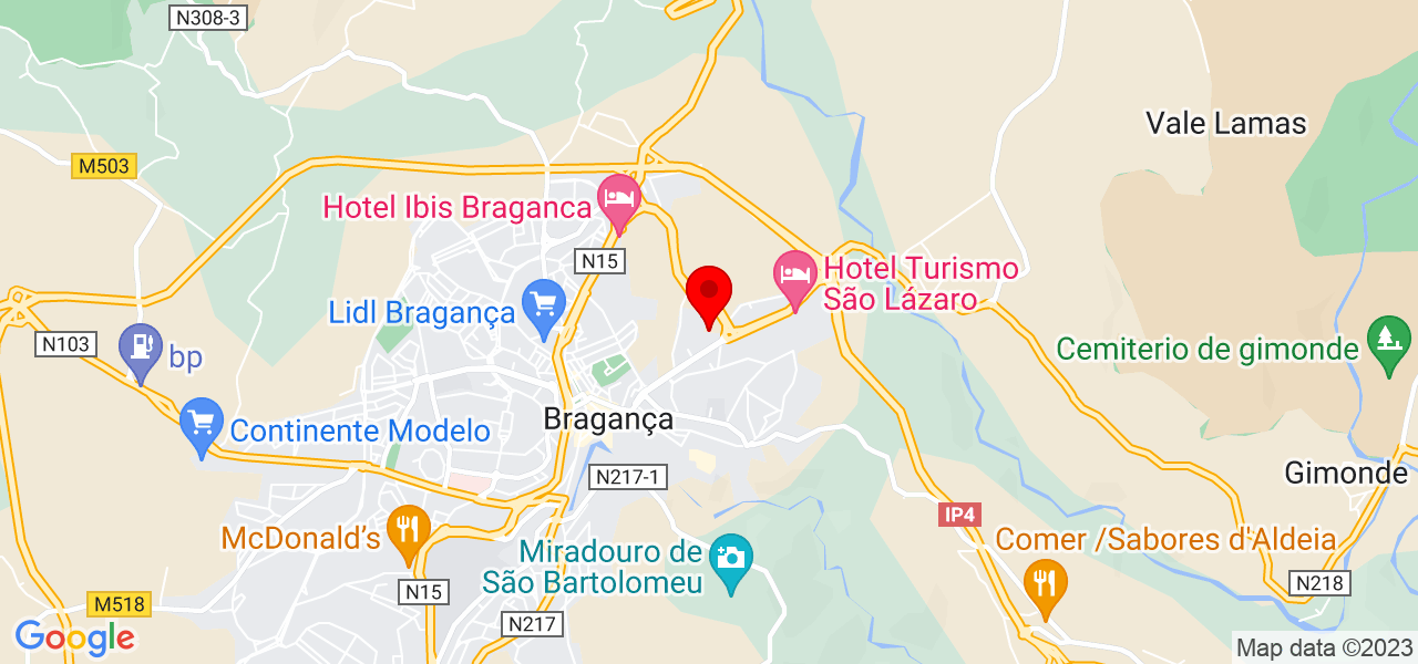 Ingrid Santos - Bragança - Bragança - Mapa