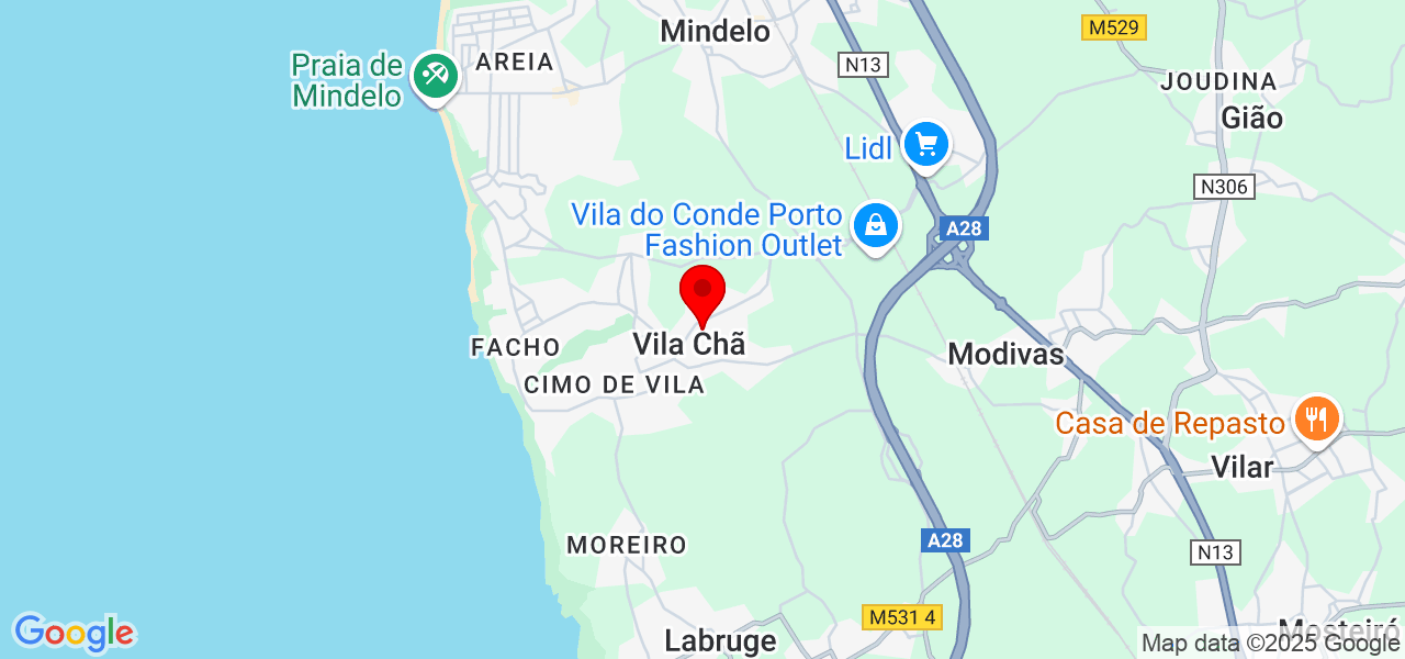 Maria - Porto - Vila do Conde - Mapa
