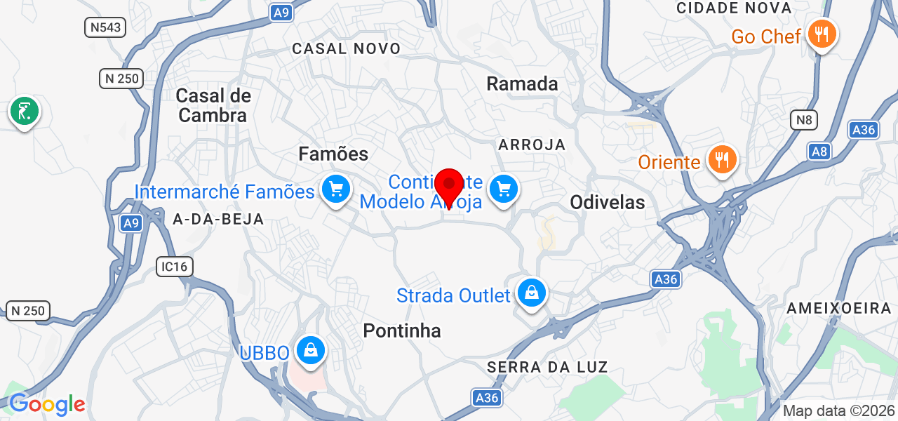 Joab Gomes - Lisboa - Odivelas - Karte