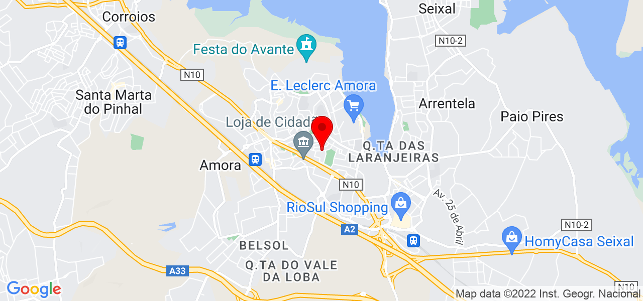 Marlon - Setúbal - Seixal - Mapa