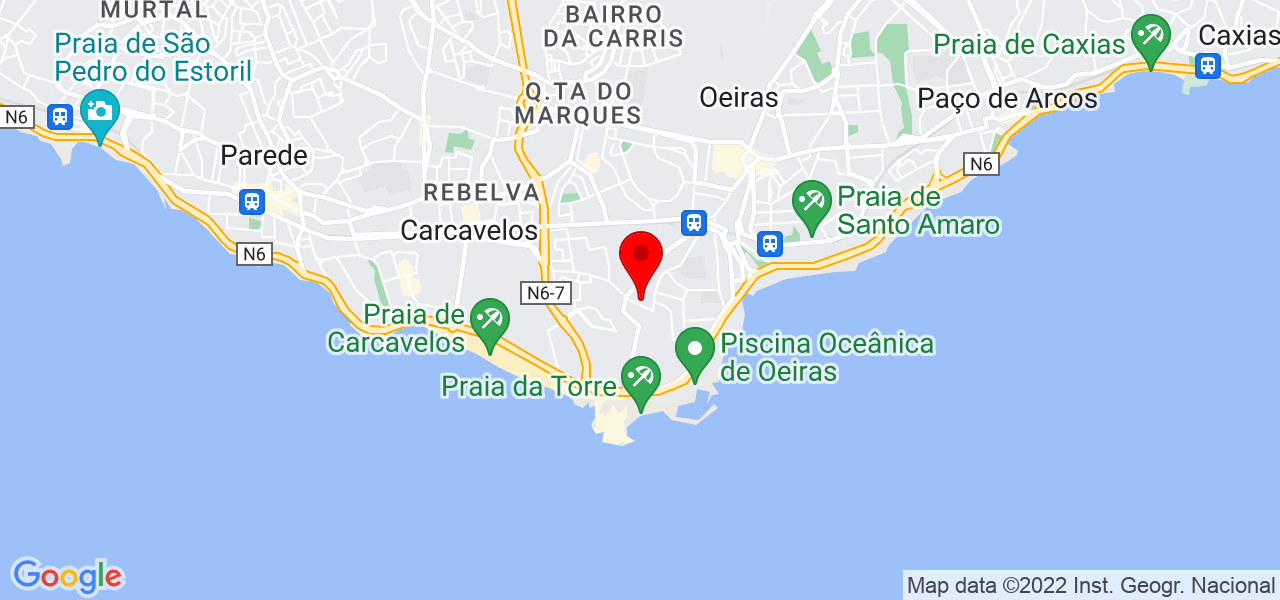 Zarina Chagas e Silva - Lisboa - Oeiras - Mapa