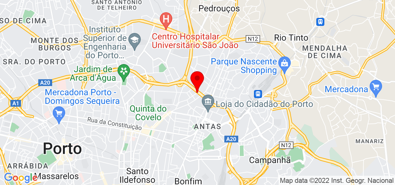 Natalia Soares - Porto - Porto - Mapa
