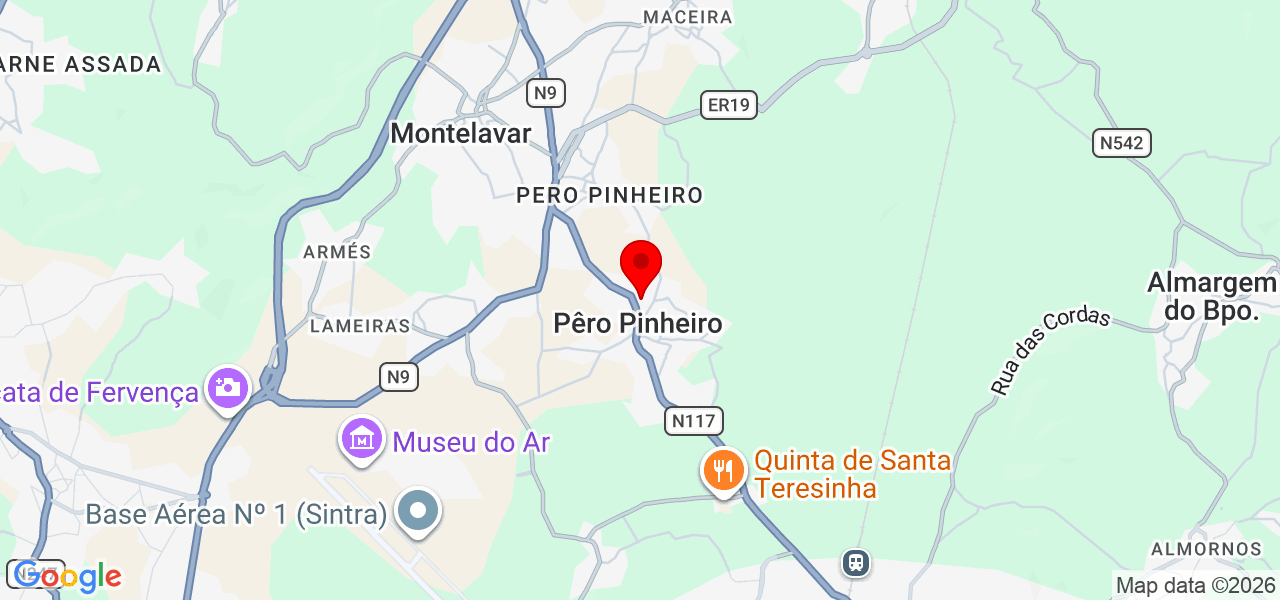 Maria Cabrita - Lisboa - Sintra - Mapa