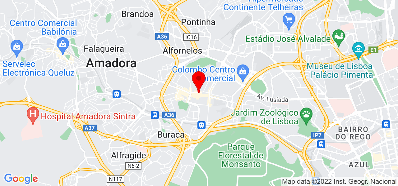 Vitoria - Lisboa - Lisboa - Mapa