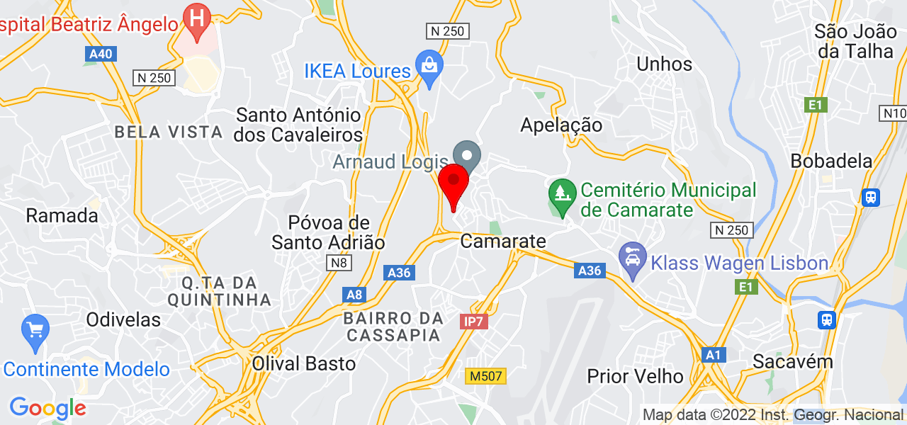 Maria Makeup - Lisboa - Loures - Mapa