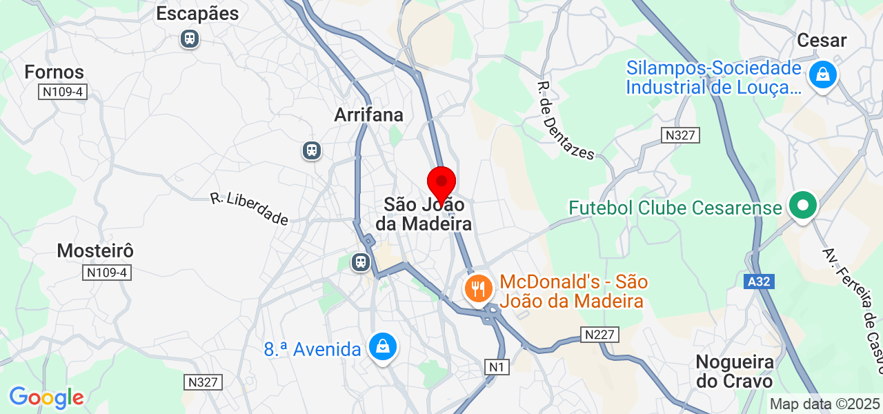 Micro sites ( Bruno Silva ) - Aveiro - São João da Madeira - Mapa