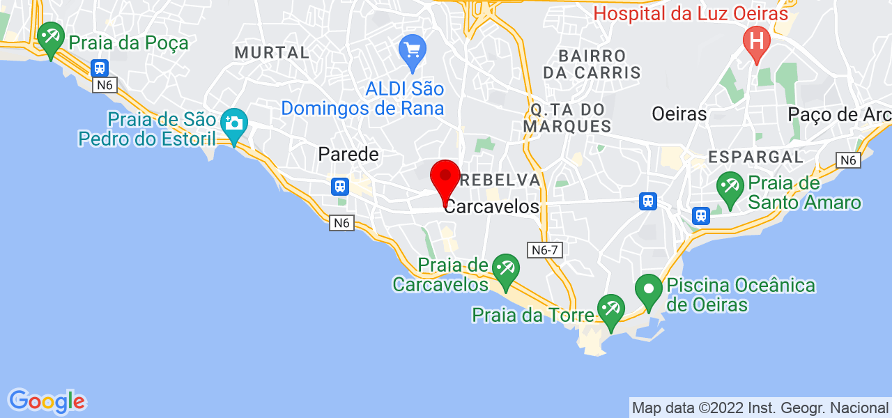 Priscila Junqueira - Lisboa - Cascais - Mapa