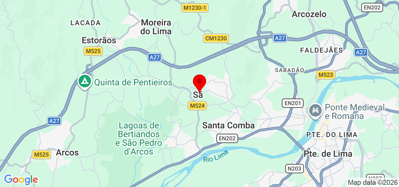 Beatriz Cunha - Viana do Castelo - Ponte de Lima - Mapa