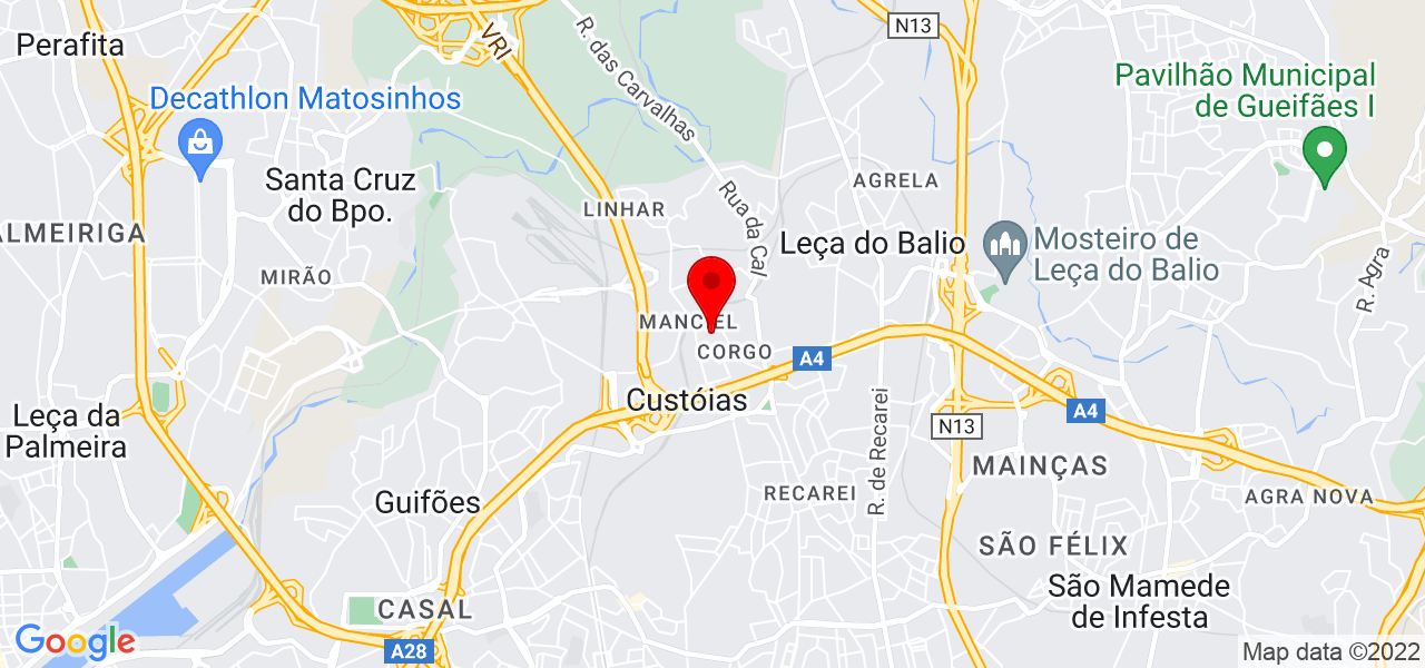 Raul Pereira - Porto - Matosinhos - Mapa