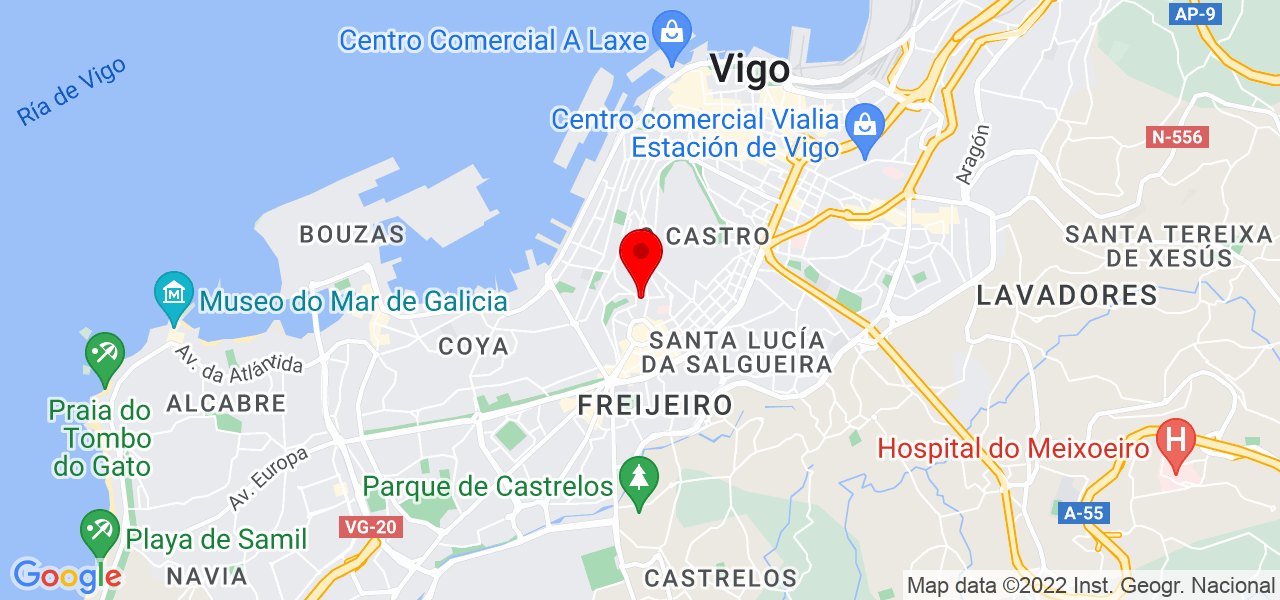 Big party decoraciones - Galicia - Vigo - Mapa