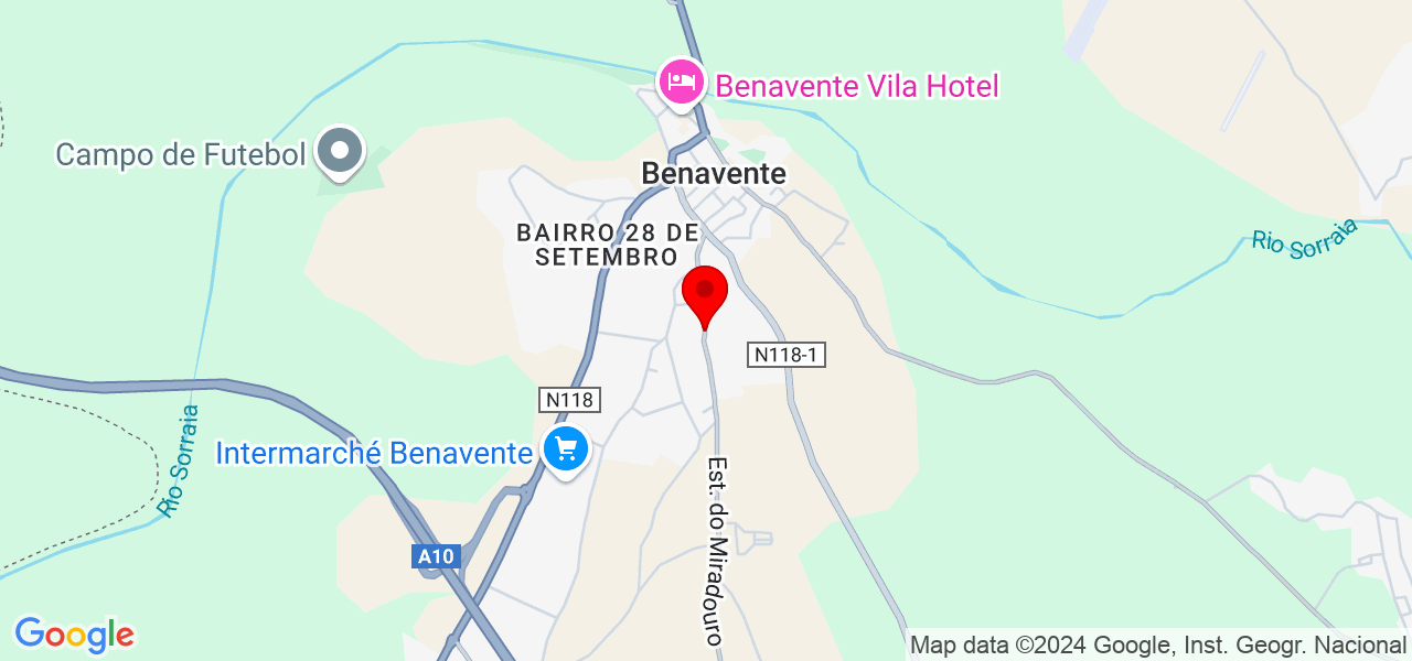 Viktor Mylkivskyy - Santarém - Benavente - Map