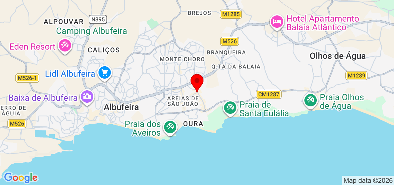 Kathy - Faro - Albufeira - Carte