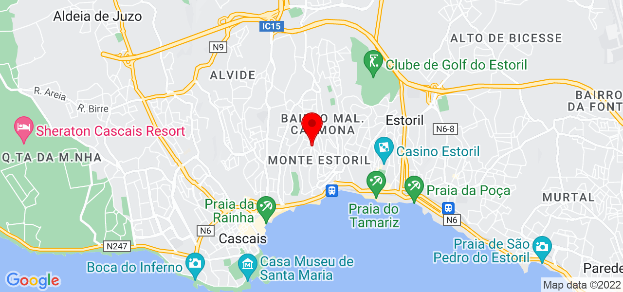 Mafalda - Lisboa - Cascais - Mapa