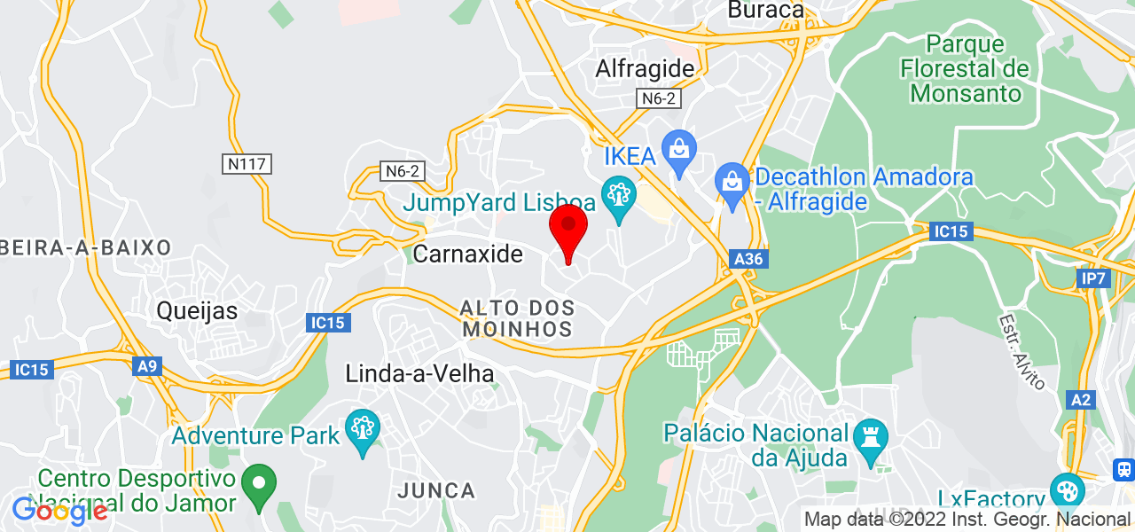Jorge Pais - Lisboa - Oeiras - Mapa