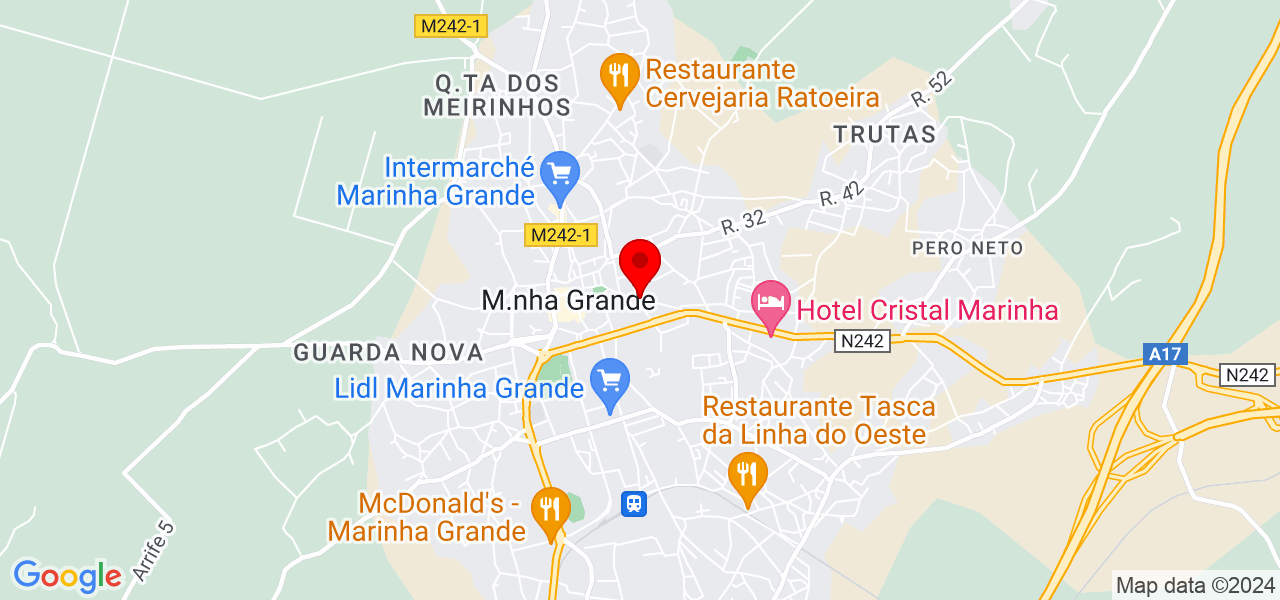 Joana Monteiro - Leiria - Marinha Grande - Mapa