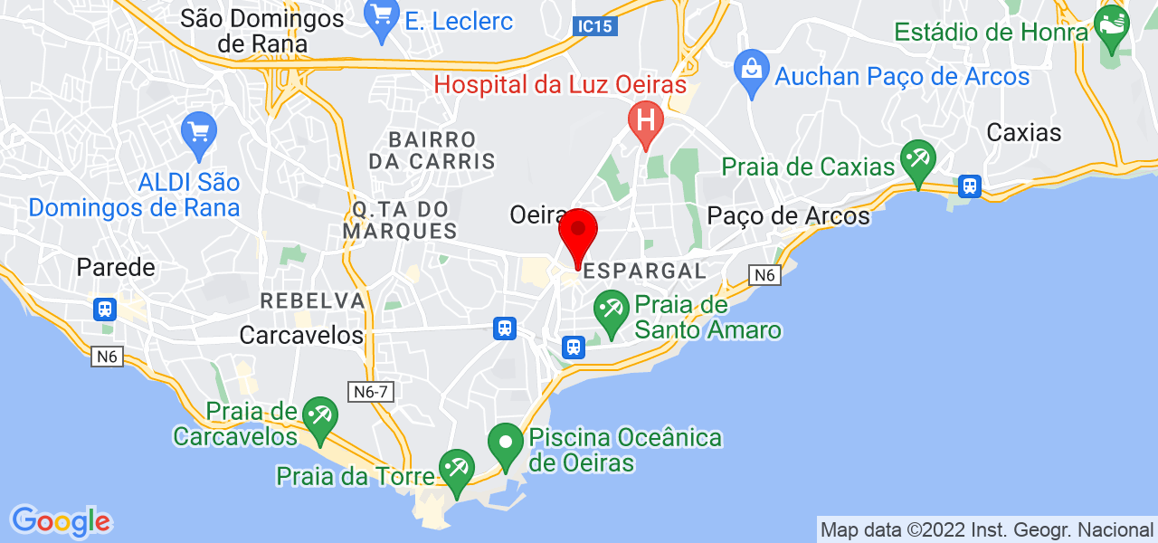 Creative Discovery - Lisboa - Oeiras - Mapa