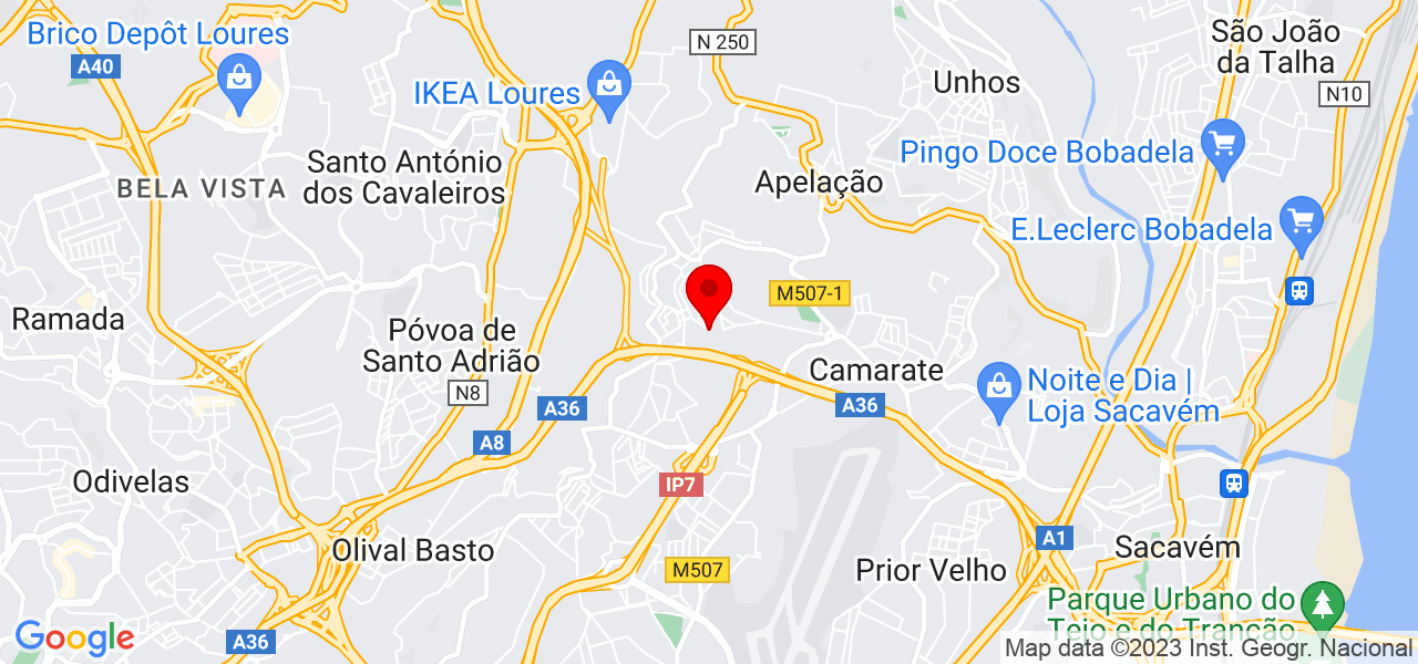 Yasmim Carvalho - Lisboa - Loures - Mapa