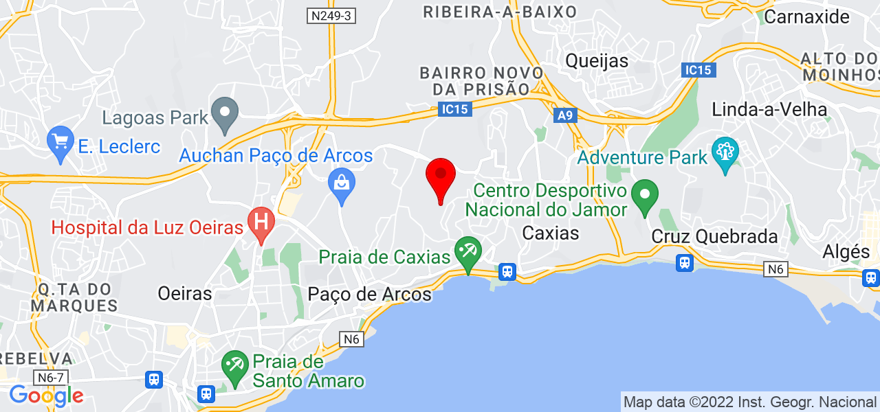 Rita Ferreira - Lisboa - Oeiras - Mapa