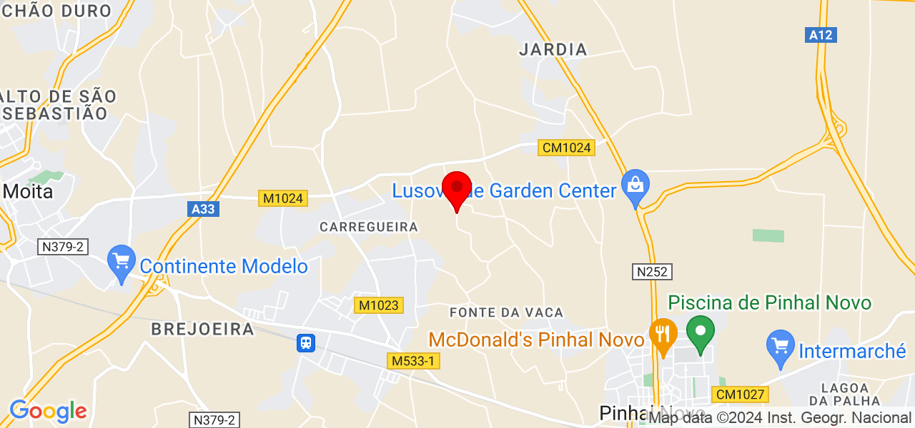 Ezequiel ladrilhador - Setúbal - Palmela - Map