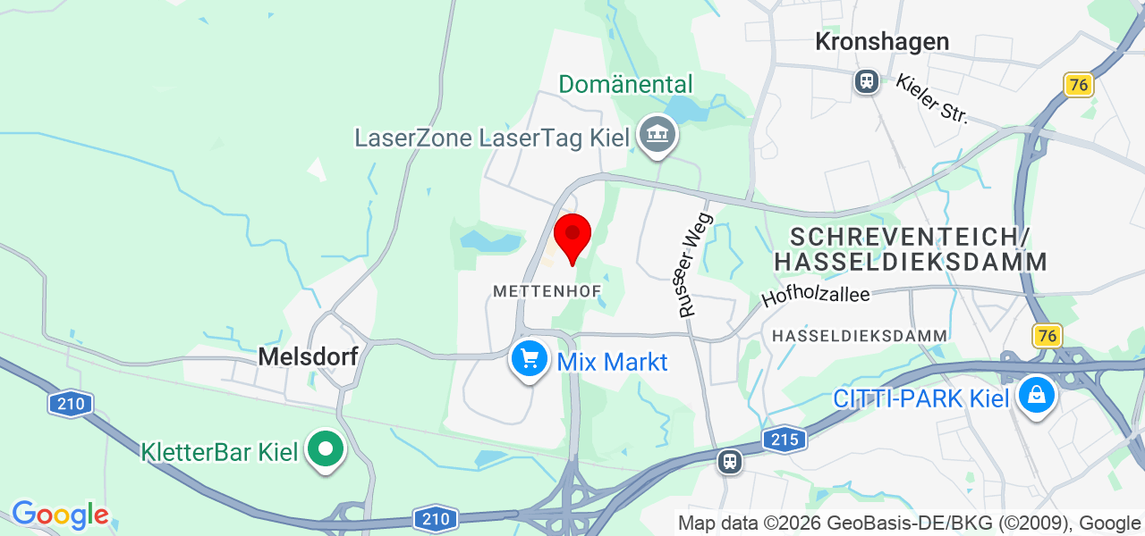 Zaun& Tarrassenfirma - Schleswig-Holstein - Kiel - Karte