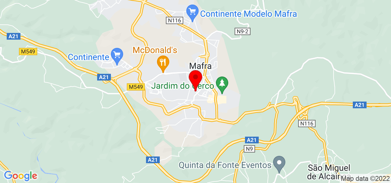 Margarida - Lisboa - Mafra - Mapa