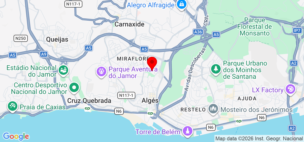 Rodrigo Ruiz - Lisboa - Oeiras - Mapa
