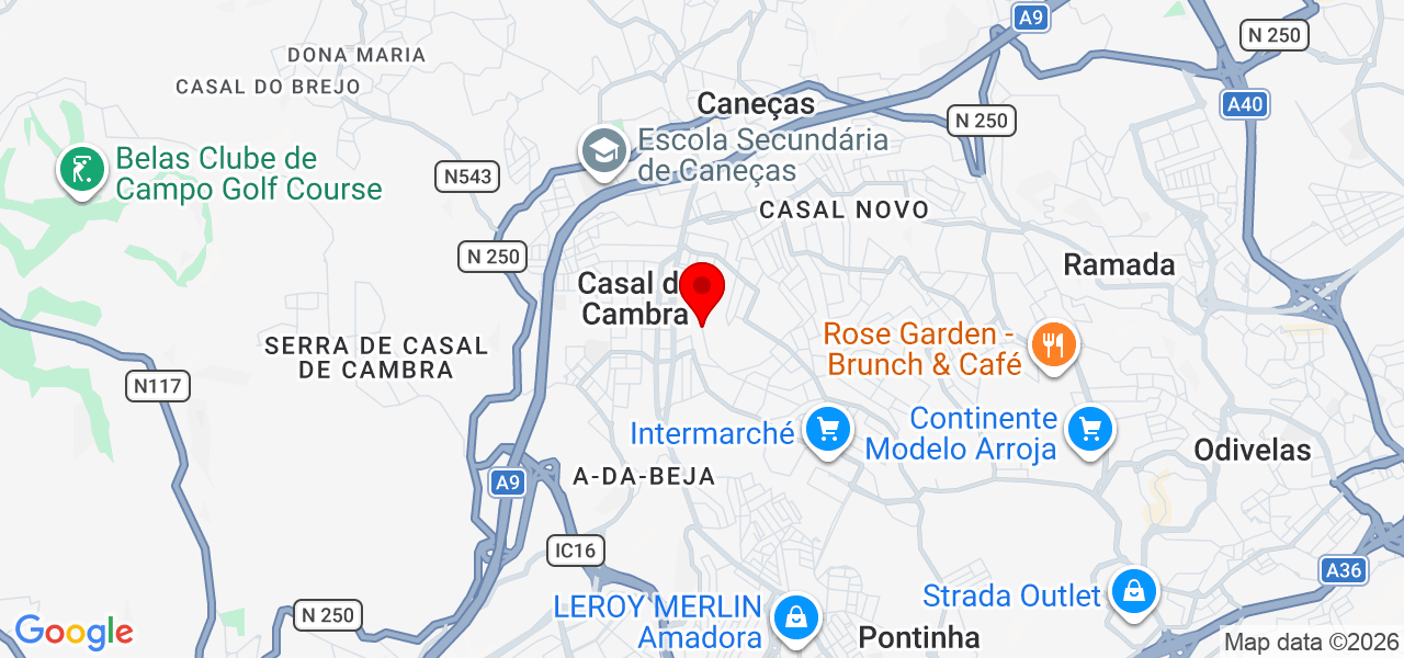 Ideias luminosas - Lisboa - Sintra - Mapa