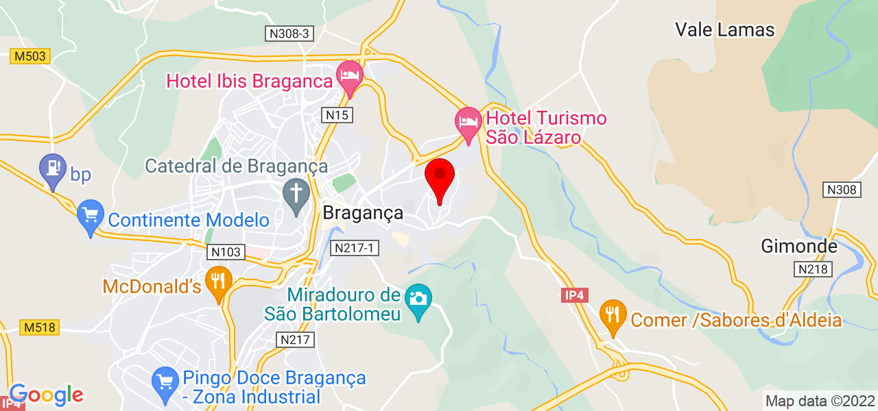 S.A. Agência de Artistas e Eventos - Bragança - Bragança - Mapa