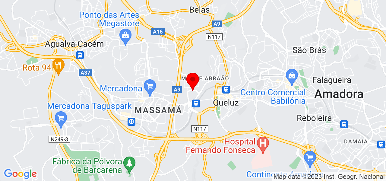 Bruno Henrique - Lisboa - Sintra - Mapa