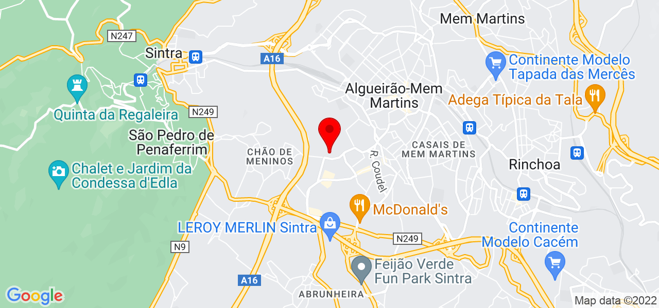 Cristiano Alves - Lisboa - Sintra - Mapa