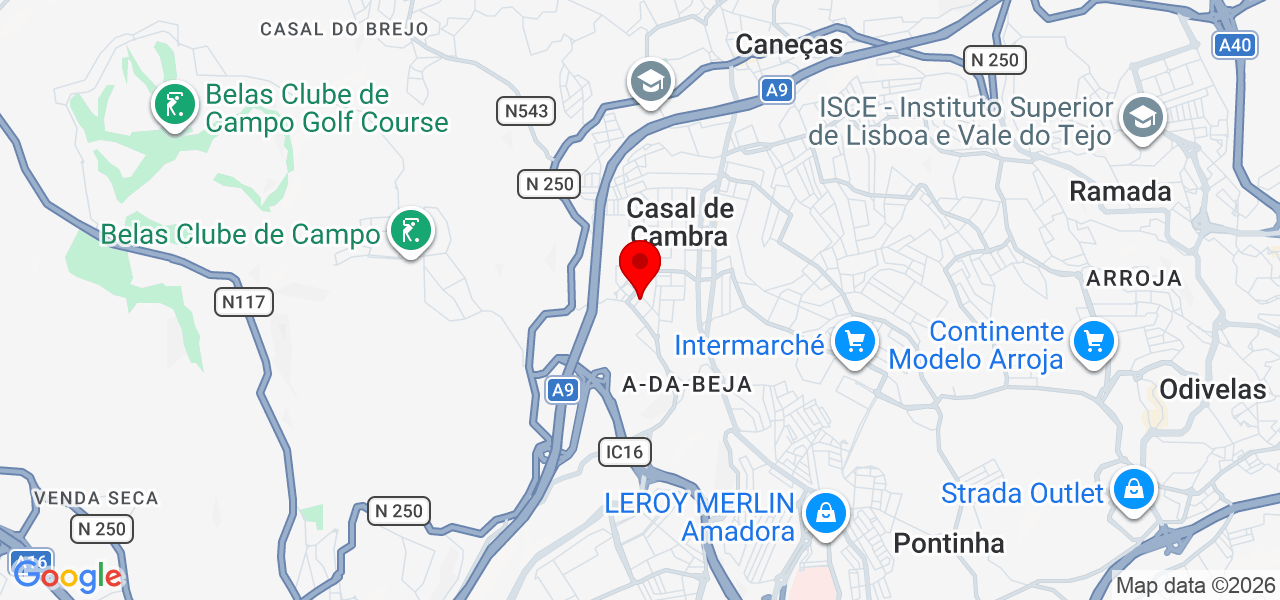 Catarina Martins - Lisboa - Sintra - Map