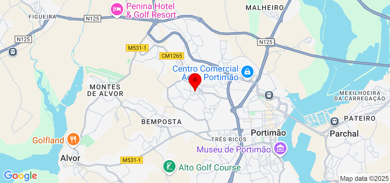 R&C construções e limpezas - Faro - Portimão - Mapa