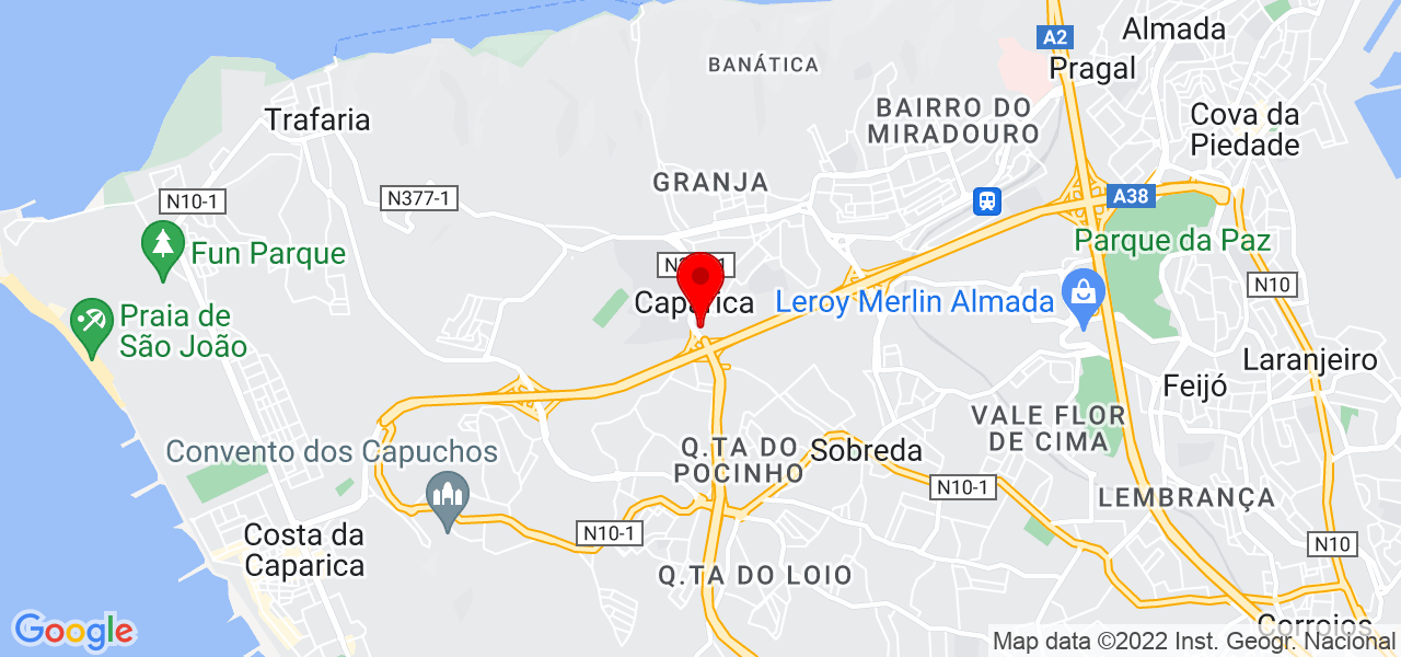 PORTAEJANELA.PT - Setúbal - Almada - Map