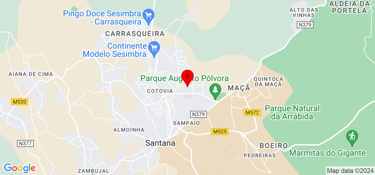 Chefe Executivo, Consultor de Cozinha, Gastronomia Personalizada e Organiza&ccedil;&atilde;o de Eventos Exclusivos - Setúbal - Sesimbra - Mapa