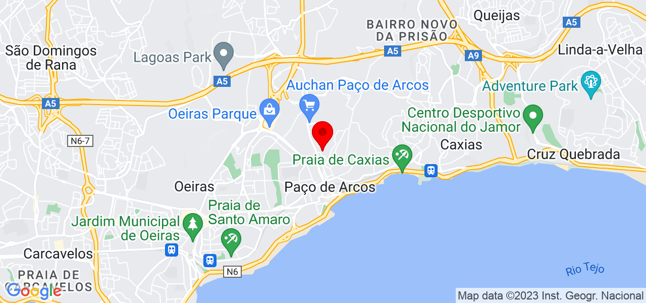 Jo&atilde;o Cazalta - Lisboa - Oeiras - Mapa