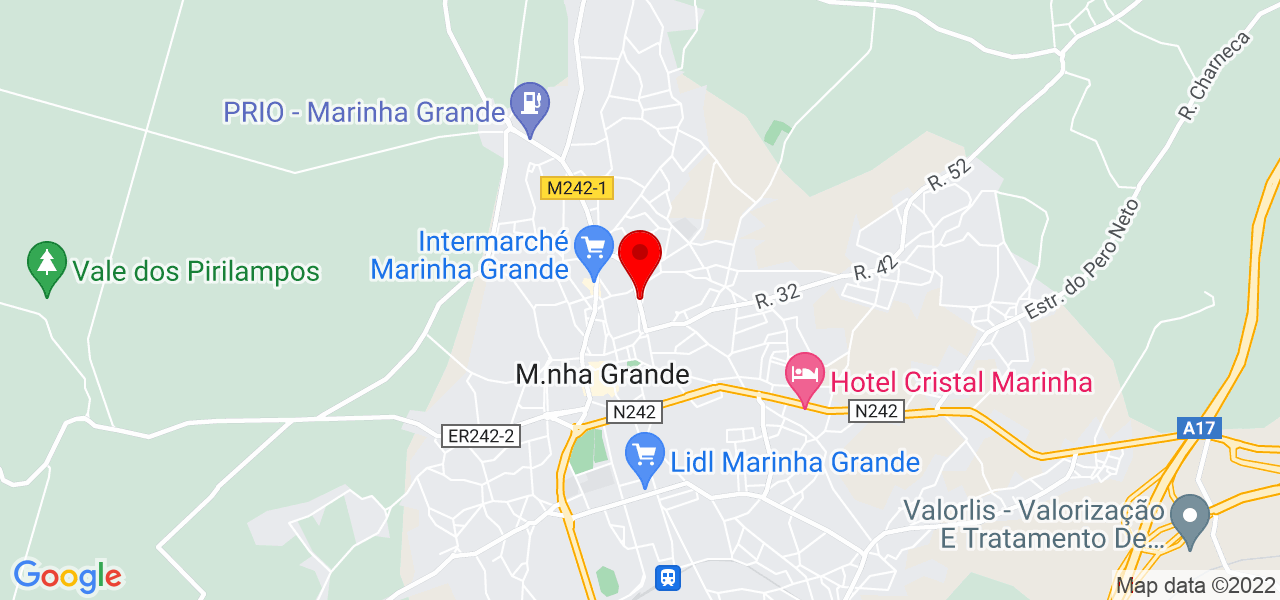 Bruno - Leiria - Marinha Grande - Mapa