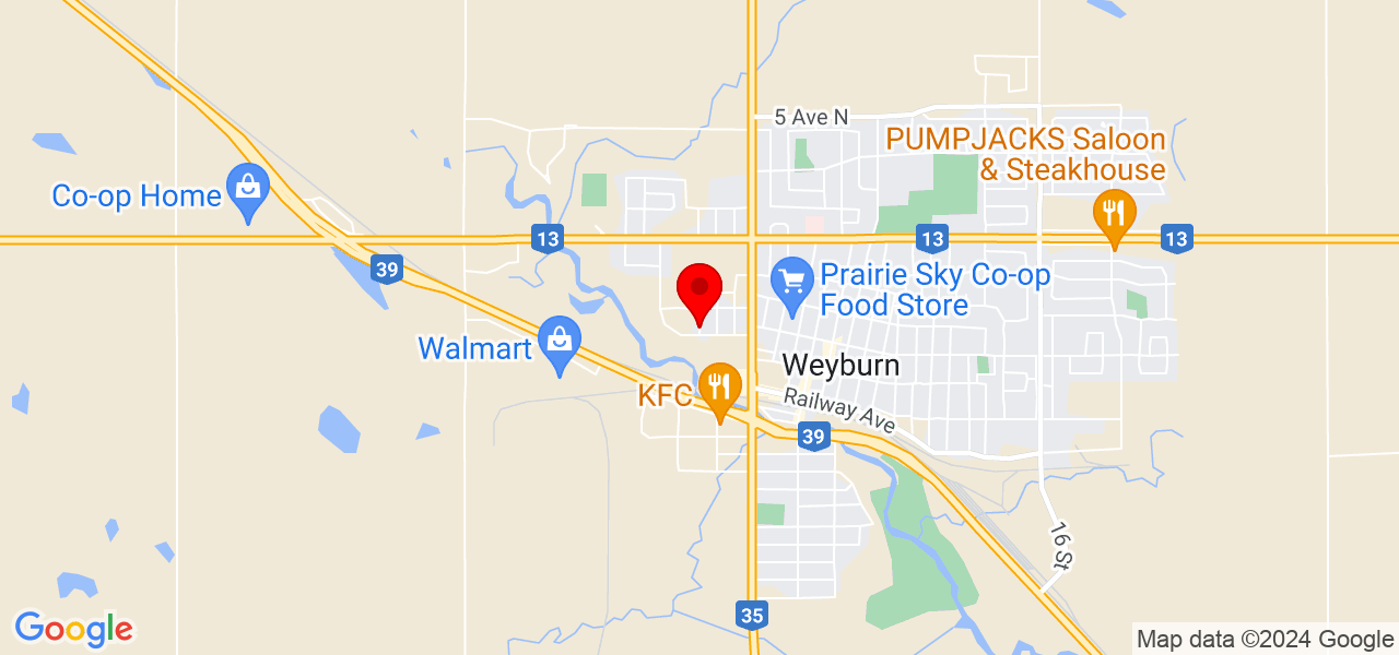 Mayyang&rsquo;s cleaner - Saskatchewan - Weyburn - Map