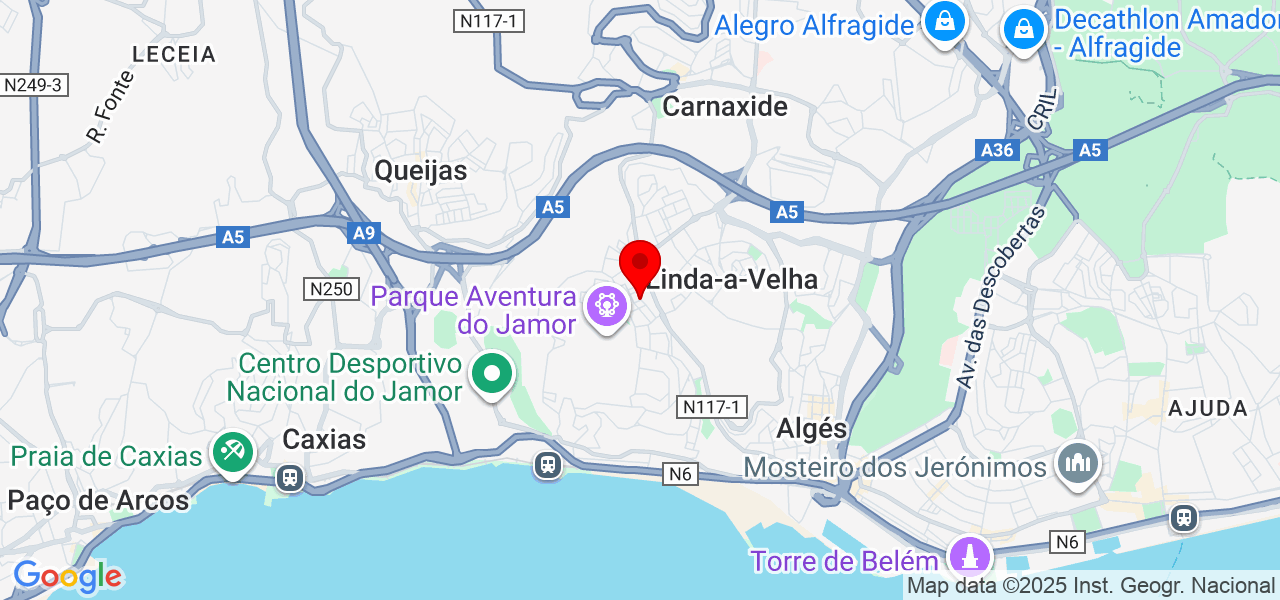 Dupla limpeza - Domicílios e Empresas. - Lisboa - Oeiras - Mapa