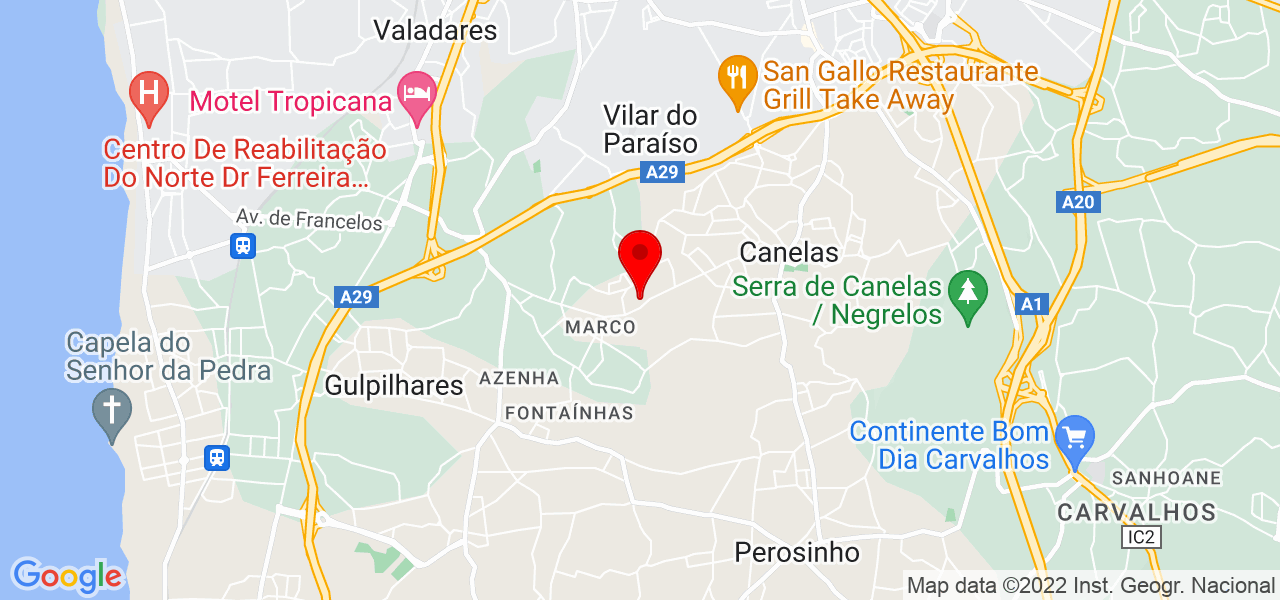 scarlatti - Porto - Vila Nova de Gaia - Mapa