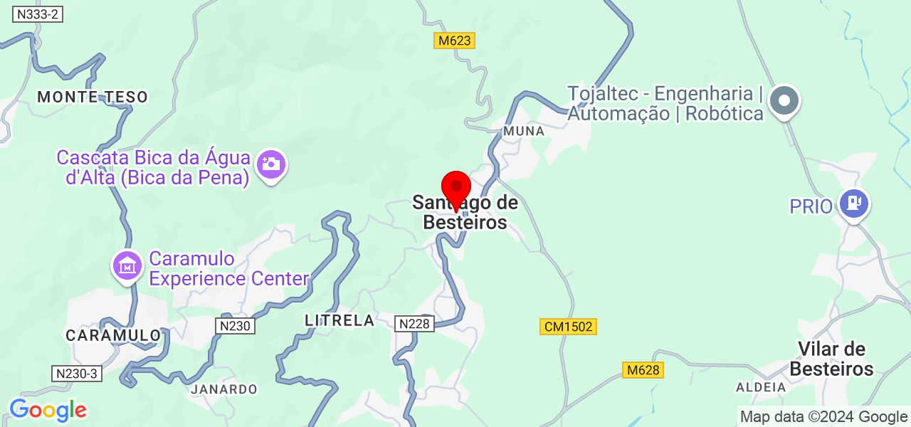 Hugo Martins - Viseu - Tondela - Mapa