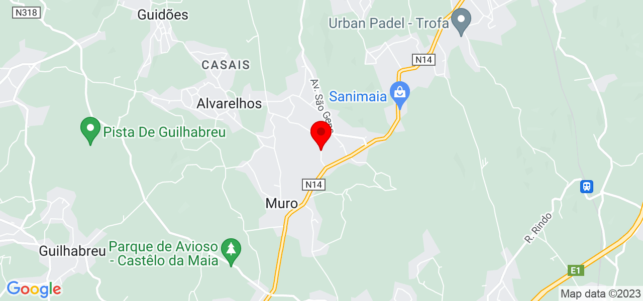 Ana Moreira - Porto - Trofa - Map