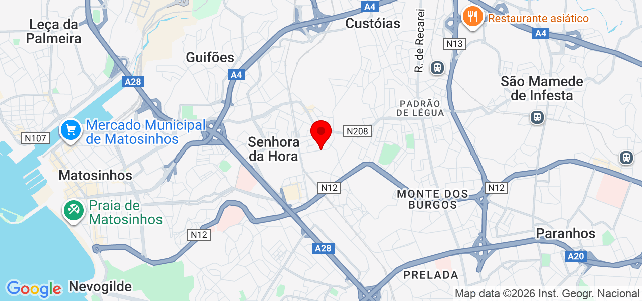 Maria Mesquita Guimarães - Porto - Matosinhos - Mapa