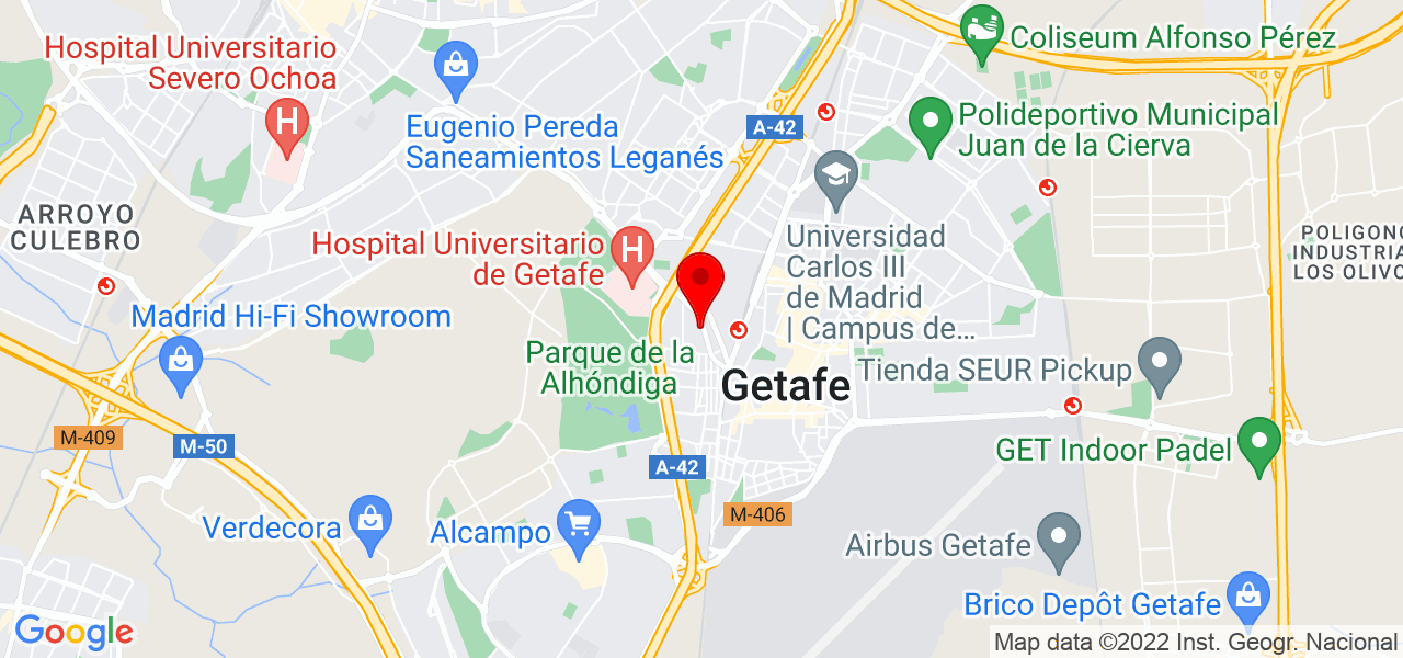 Mildre - Comunidad de Madrid - Getafe - Mapa