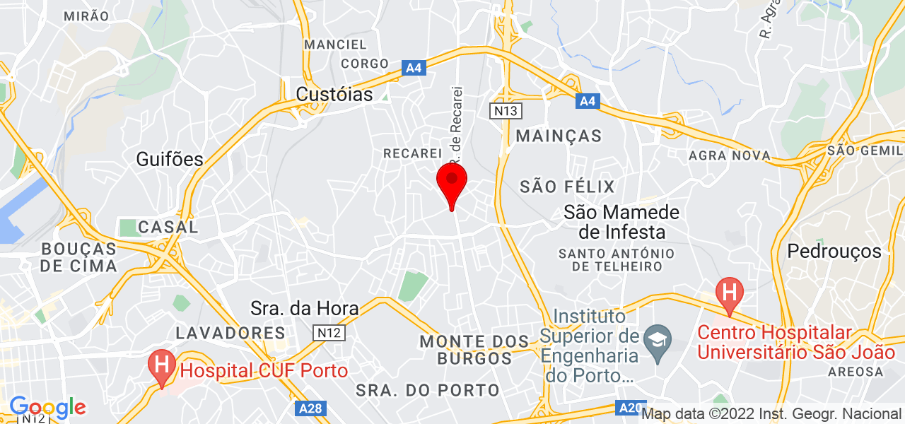 Robson - Porto - Matosinhos - Mapa