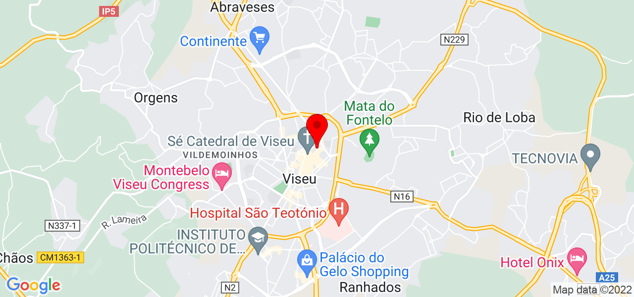Tiago Carvalho - Viseu - Viseu - Mapa