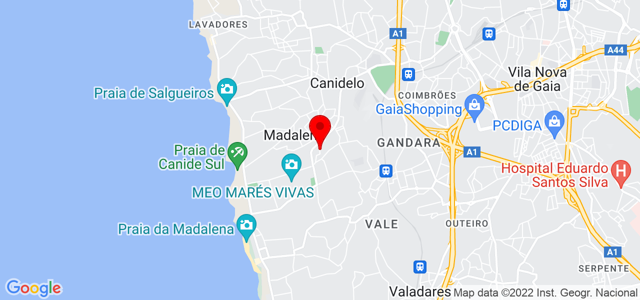 RevestPrime - Porto - Vila Nova de Gaia - Mapa