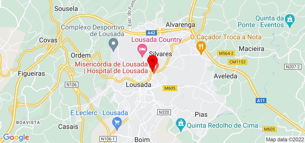 Ati - Porto - Lousada - Mapa