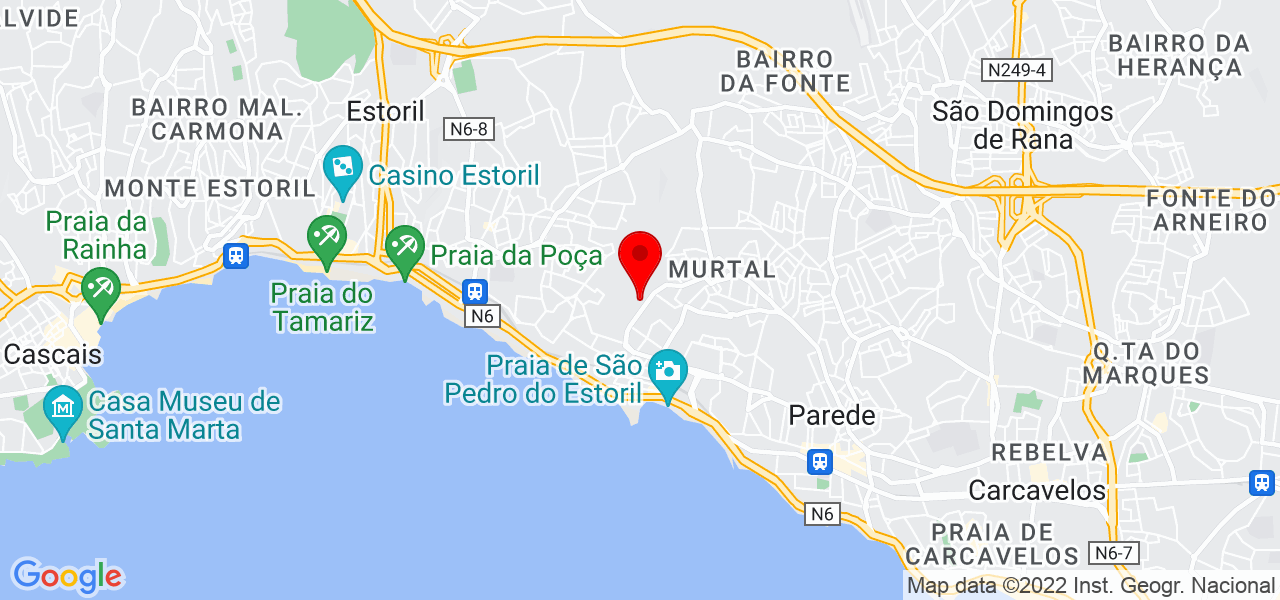 Manuela - Lisboa - Cascais - Map